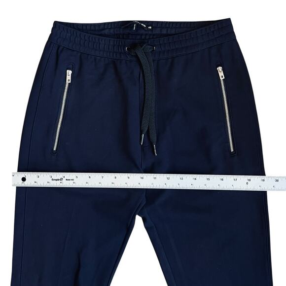 Rag & Bone Women’s Sz XS Dark Navy Simone Sport Pants Drawstring Ankle Zip - Picture 13 of 16